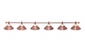 Светильник Fortuna Alison Red Bronze 6 плафонов Светильник Fortuna Alison Red Bronze 6 плафонов